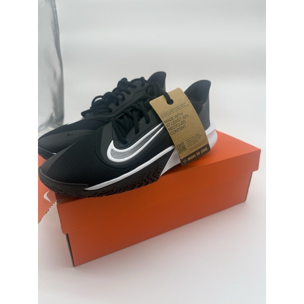 Nike Precision 7 Basketball Shoes Sneakers Black White Grey Men's 9.5 / W Sz 11